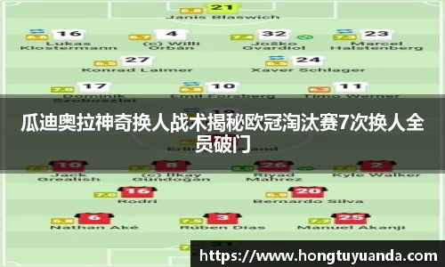 瓜迪奥拉神奇换人战术揭秘欧冠淘汰赛7次换人全员破门